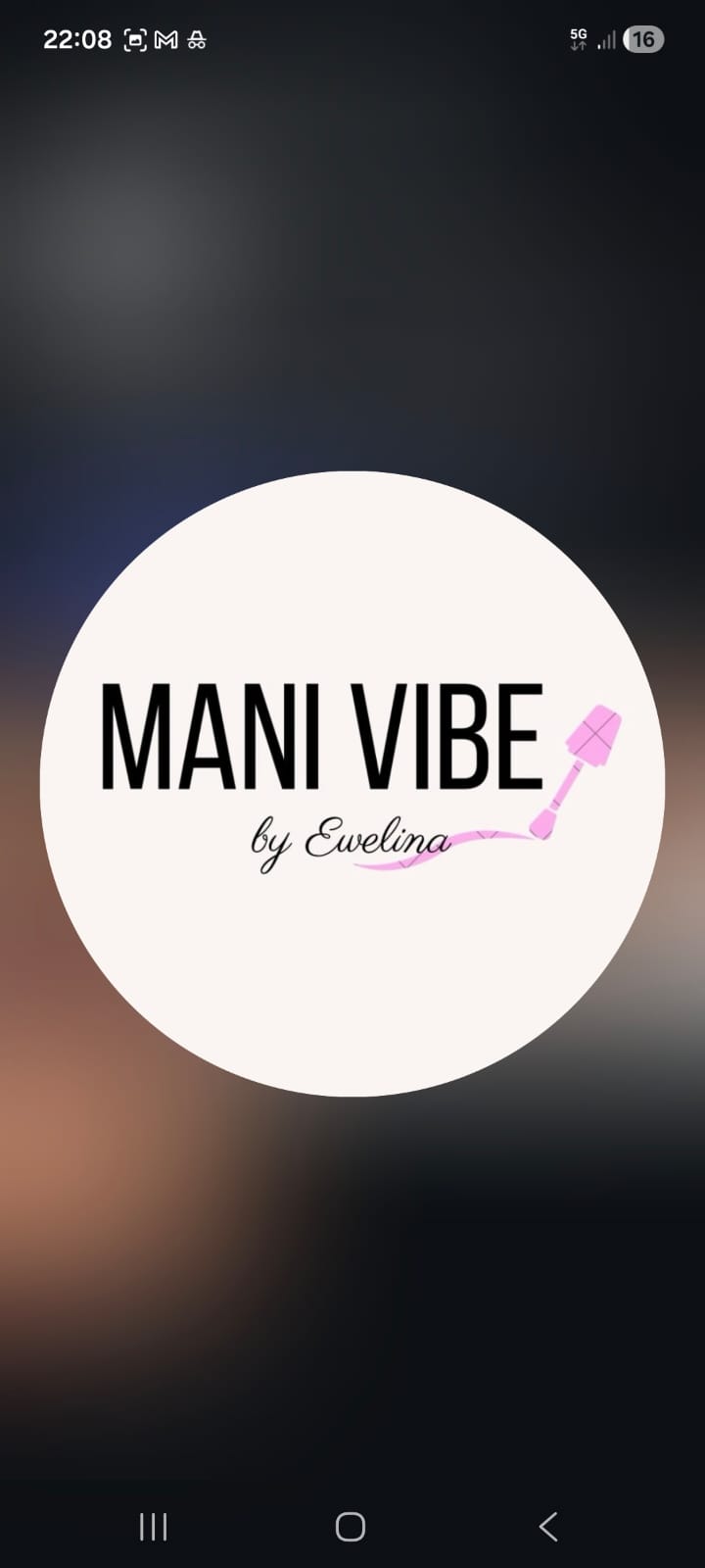 Logo MANI VIBE by Ewelina